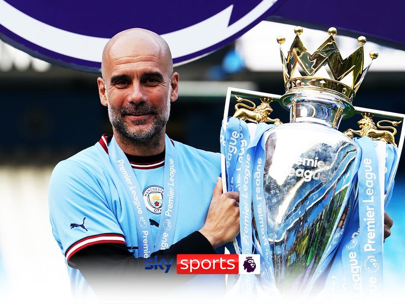 BBC Sport on X: 🏆 Manchester City are Premier League champions 2022-23!  🏆 Man City Premier League title wins = 7 🏆 Pep Guardiola Man City Premier  League title wins = 5 #