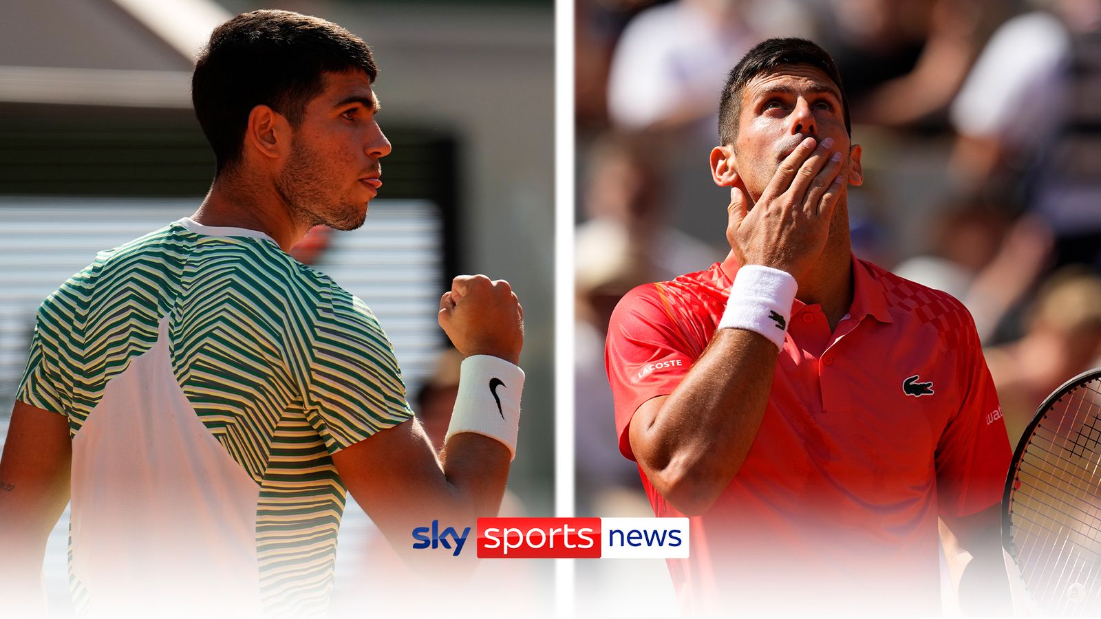 French Open Novak Djokovic and Carlos Alcaraz win quarterfinals to
