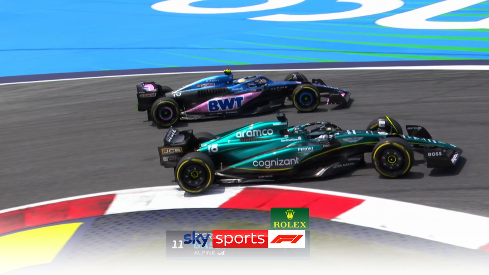 Pierre Gasly and Lance Stroll's near miss in P1 F1 News Sky Sports