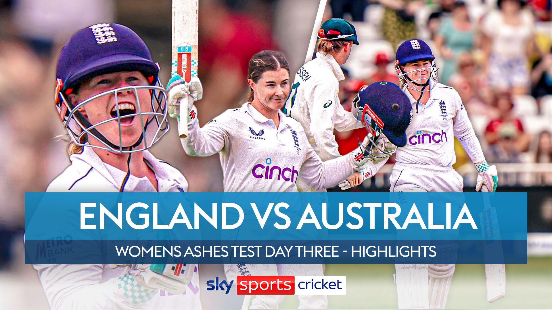 England vs Australia | Day three, full highlights