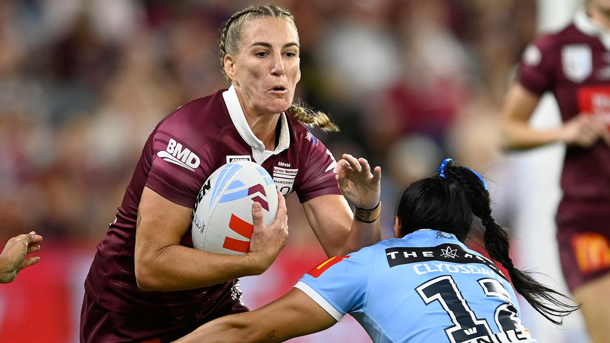 Women's State of Origin: Double delight for Queensland despite 18-14 ...