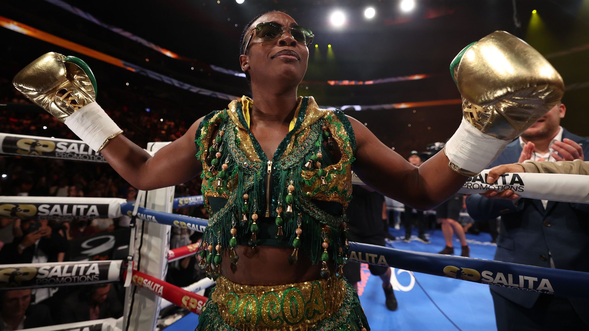 Claressa Shields defends undisputed crown in Detroit homecoming triumph Opponent Maricela Cornejo calls her GWOAT Boxing News Sky Sports