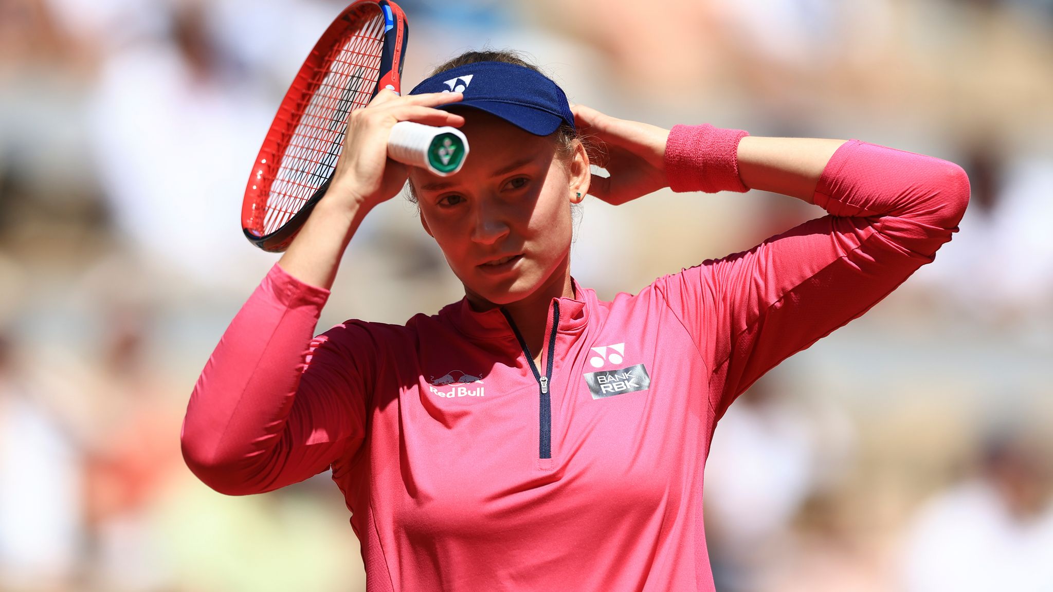 French Open Wimbledon champion Elena Rybakina pulls out of Grand Slam after struggling to breathe Tennis News Sky Sports