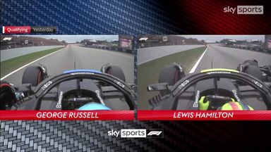New footage: Hamilton and Russell's collision explained