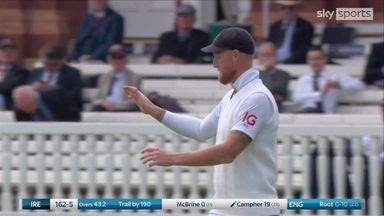 Stokes looks in pain as he claims catch | 'Not a promising sign with Ashes to come!'