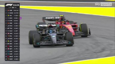 'Just solid?!' - Russell's impressive overtake of Sainz