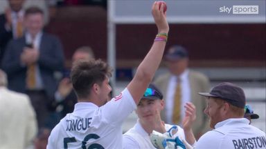 Tongue claims fifth wicket | 'What a moment for him!'