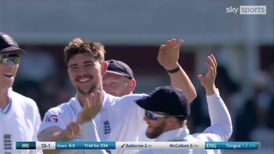 Tongue takes maiden Test wickets in same over!
