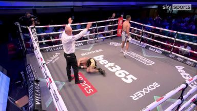 Gilley lands devastating body shot | Spectacular last round KO!