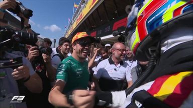 Alonso embraces home hero Marti after F3 win