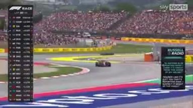 'Is anyone else reporting rain?' - Russell mistakes rain for sweat!