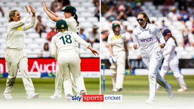 Women's Ashes: Every wicket on day two in 90 seconds!