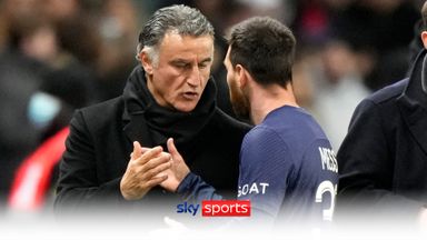 PSG coach Galtier confirms Messi departure
