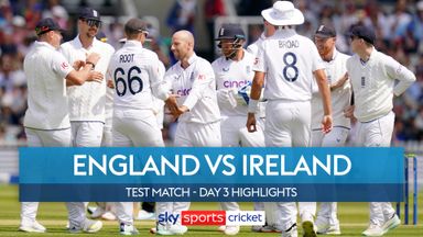 England vs Ireland: Day three, morning session highlights