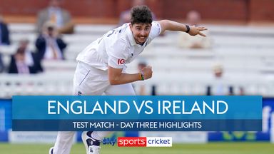 England vs Ireland: Day three highlights