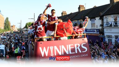 On the bus with West Ham as huge crowds turn out for trophy parade!
