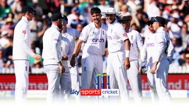 Tongue takes maiden Test wickets in same over!