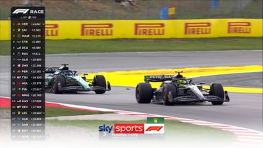 Hamilton up to third after Stroll overtake