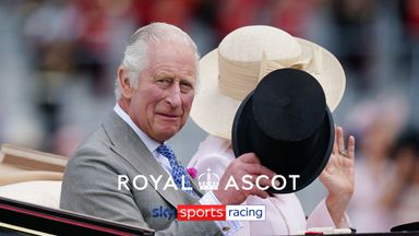Royal procession led by King and Queen at Ascot on day two