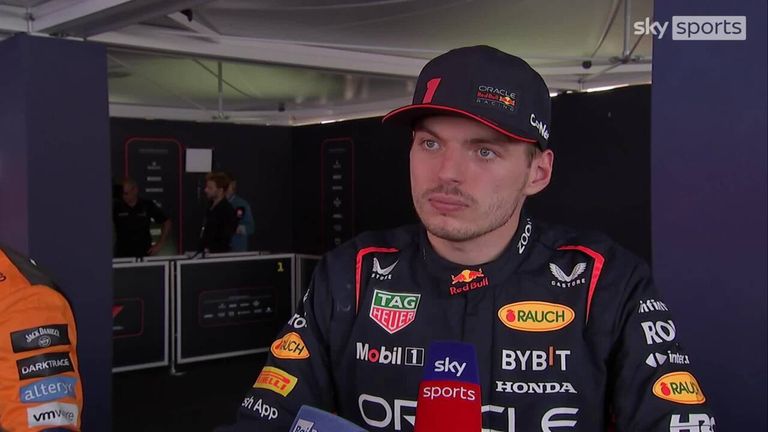 Max Verstappen says he's been really happy with the performance of his Red Bull in Barcelona after securing pole at the Circuit de Catalunya.