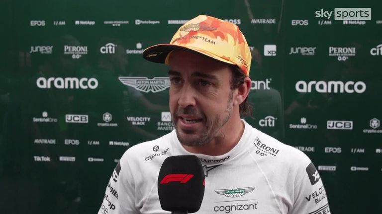 Aston Martin's Fernando Alonso says he is feeling the benefits of the recent upgrades and he's hoping to put on a show in front of his home fans.