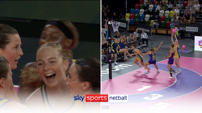 Sophie Kelly had a game to remember after hitting two big shots late in the game to help Team Bath beat Manchester Thunder and advance to the semi-finals.