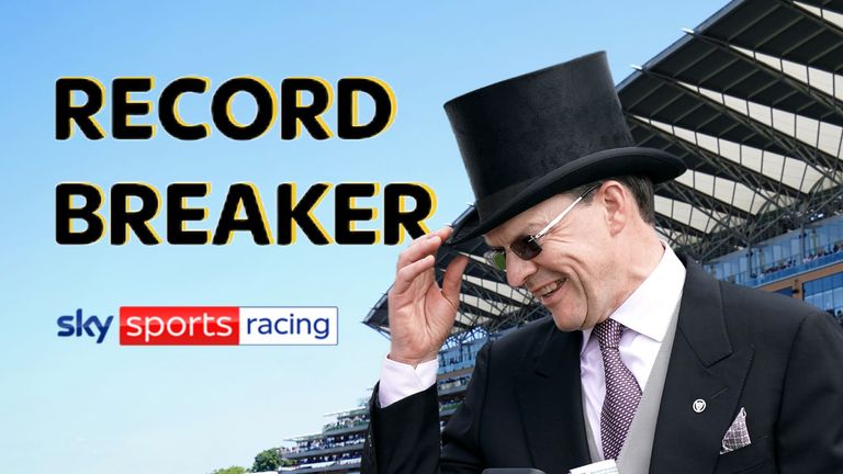 Aidan O'Brien is the new all-time leading trainer at Royal Ascot