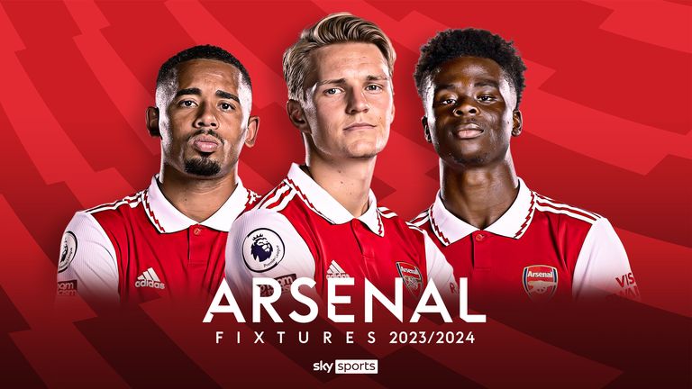 Arsenal Fixtures 2023/24