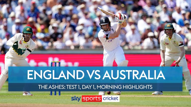 Inglaterra vs Australia |  Día 1, aspectos destacados de la sesión de la mañana |  Vídeo |  Ver programa de televisión