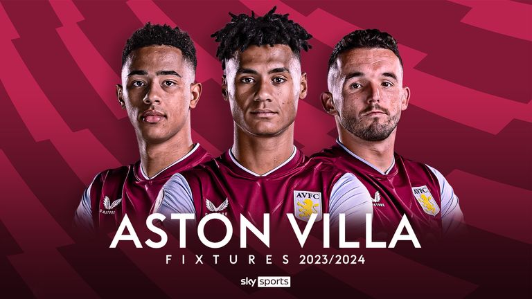 Aston Villa Fixtures 2023/24