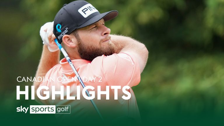 Highlights from the Canadian Open as Tyrell Hatton made a charge up the leaderboard on day two