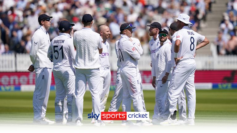 Jack Leach gets his second wicket against Ireland, dismissing Lorcan Tucker LBW for 18.