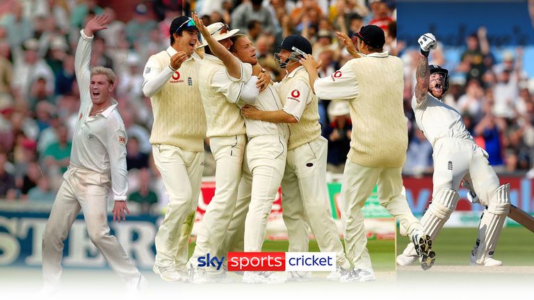 Watch part one of our picks of the most memorable moments in the Ashes series.