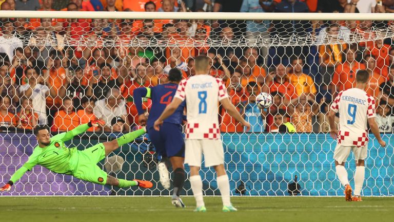 Kramaric atrapó el gol del empate de Croacia desde el punto de penalti