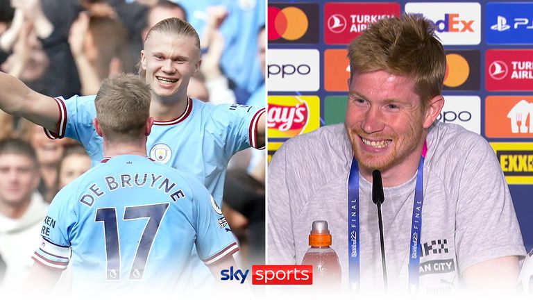 Kevin de Bruyne on his relationship with Haaland