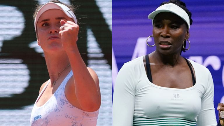 Elina Svitolina and Venus Williams - Tennis