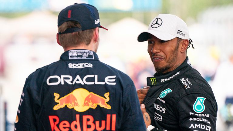 Max Verstappen and Lewis Hamilton were the top two at the Spanish GP on Sunday
