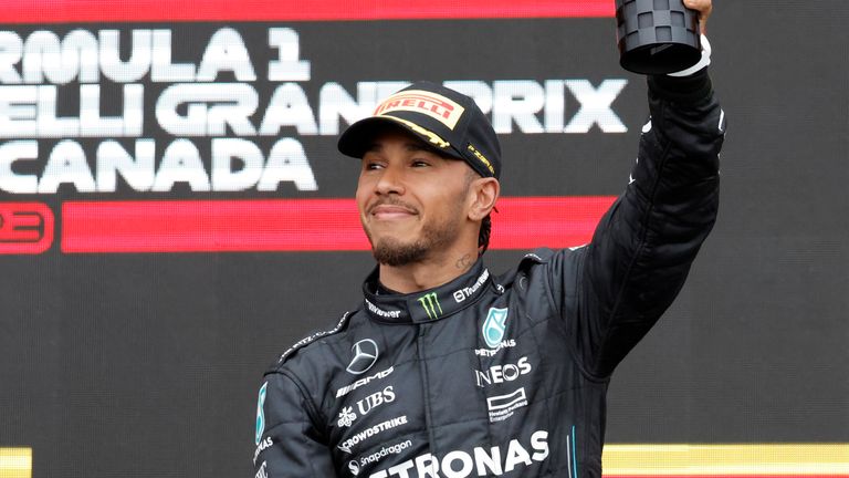 Lewis Hamilton finished behind Max Verstappen and Fernando Alonso at the Canadian Grand Prix