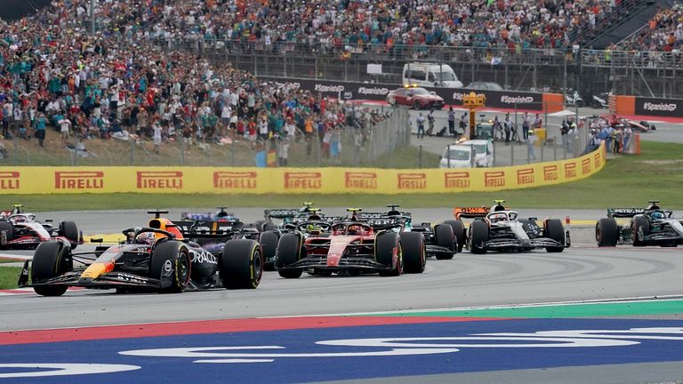 Max Verstappen has led every lap of the Spanish GP on his way to a third straight win this season