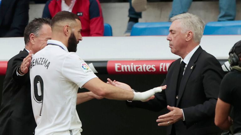 Real Madrid head coach, Carlo Ancelotti says he was surprised by Karim Benzema&#39;s announcement that he is to leave the club.