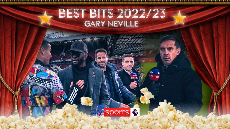 Take a look back at some of Gary Neville&#39;s best moments from the 2022/23 season.
