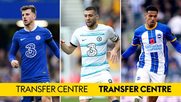 Find out the latest news surrounding possible transfers for Mason Mount, Mateo Kovacic and Levi Colwill.