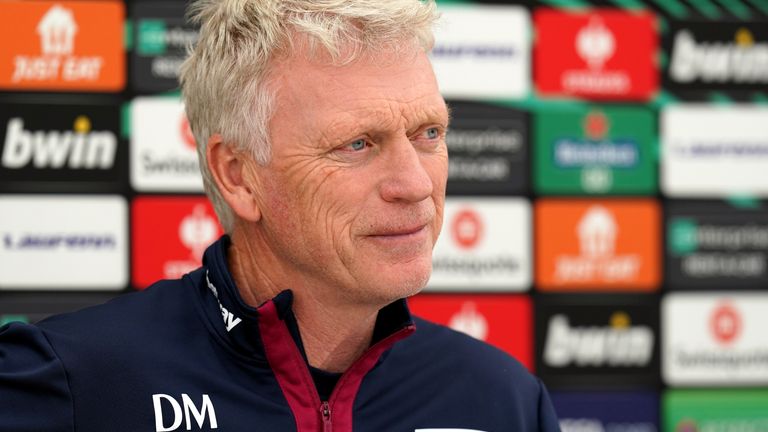 West Ham United manager David Moyes during the press conference at the Rush Green Training Ground, Romford. Picture date: Friday June 2, 2023.