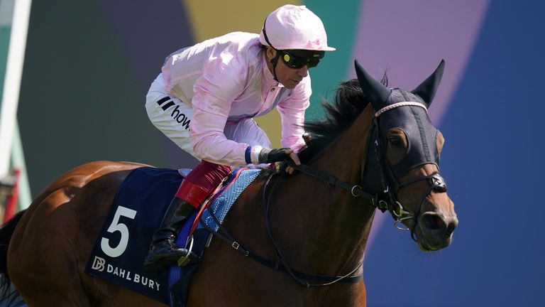 Frankie Dettori and Emily Upjohn win the Coronation Cup at Epsom
