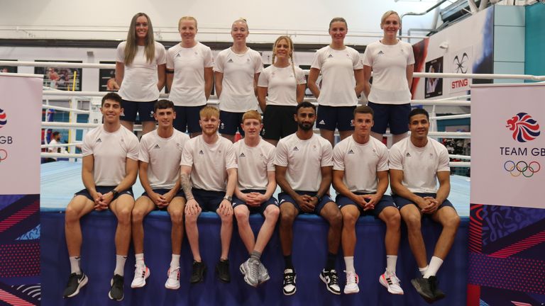 The GB squad the EIS in Sheffield
