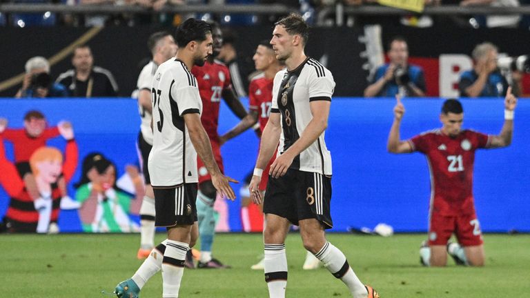 Germany suffered a 2-0 home loss to Colombia in a friendly
