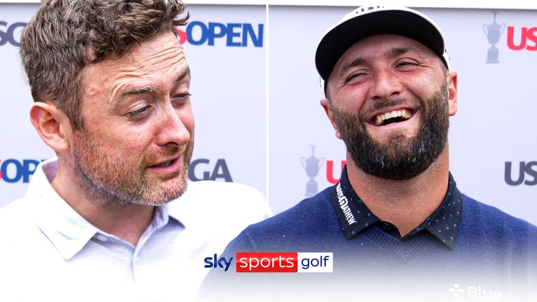 John Rahm teaches impersonator and comedian Conor Moore how to impersonate his voice.