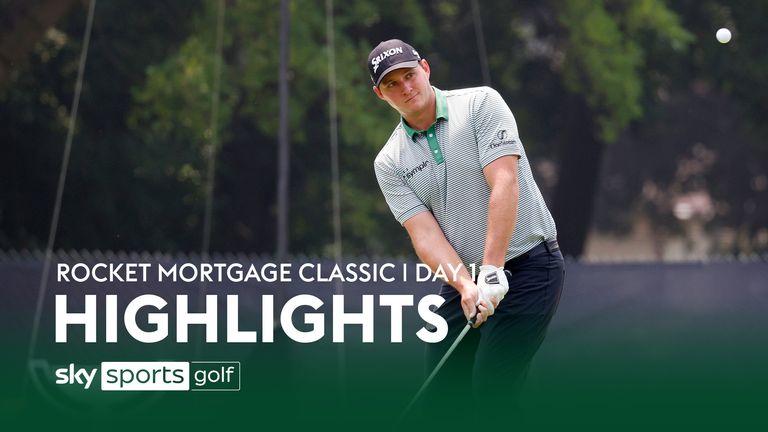Highlights from the first round of the Rocket Mortgage Classic from Detroit Golf Club.