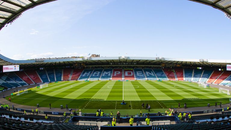 A general view before a Scottish Cup final