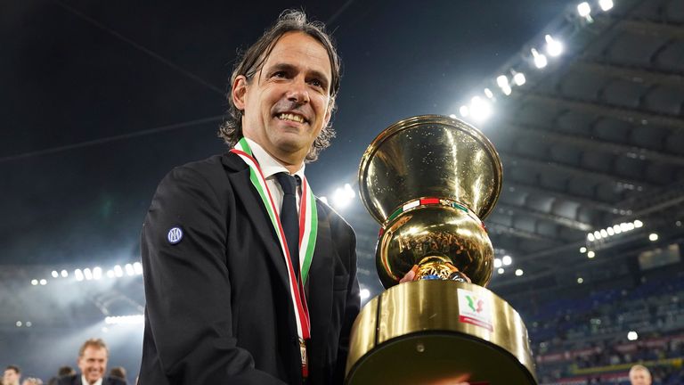Inter boss Simone Inzaghi to stay put amid Liverpool managerial links. 